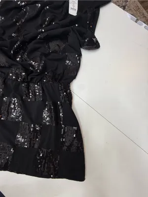 White House Black Market Sequin Check Halter Tunic Dress size S thumbnail 8
