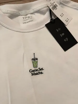 Abercrombie YPB Neoknit game set matcha crewneck thumbnail 2