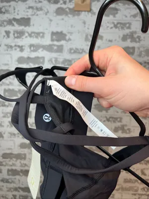Lululemon | women nwt black energy bra with pads thumbnail 4