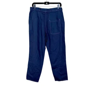 Sandrine Rose NWT Pants Women's 27 Navy Patchwork Workwear Indie Utility Ankle thumbnail 3