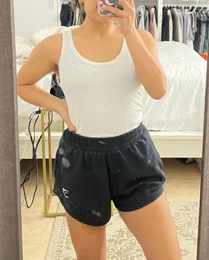 Aerie White Tank Top thumbnail 1