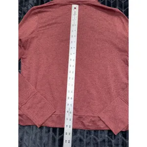 Vuori Women's Halo Essential Hoodie Red DreamKnit Pullover Lightweight Sz Xs thumbnail 9