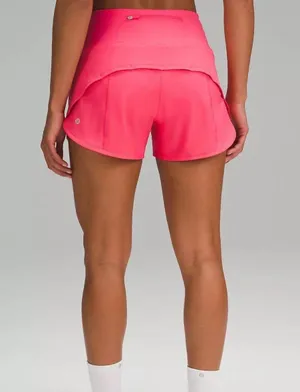 Lululemon Speed Up High-Rise Lined Short 4 New with tags -ColourGlaze Pink thumbnail 1