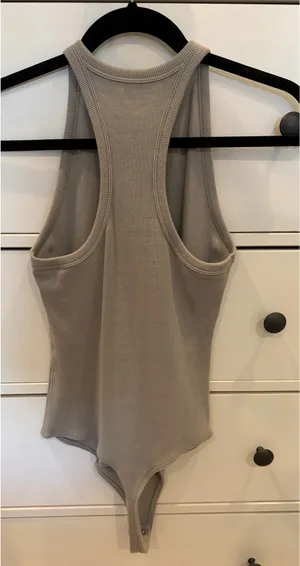 Abercrombie & Fitch Light Gray Bodysuit thumbnail 3
