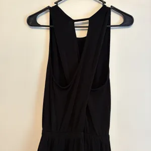 Banana Republic‎ Black Sleeveless Dress Cross back XS Normcore Everyday Casual thumbnail 7