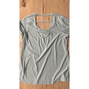 Marika Womens XL Mint Green Strappy Open Back Short Sleeve Activewear‎ Tee Shirt thumbnail 5