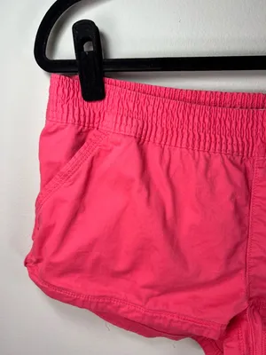 Abercrombie & Fitch 1.5" Shorts Karena Pink Pull On Pockets Embroidered Moose XL thumbnail 3