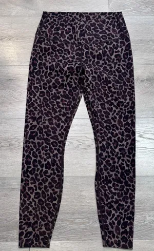 Varley Womens Leopard Print High Rise Activewear Leggings Size Medium‎ M thumbnail 1