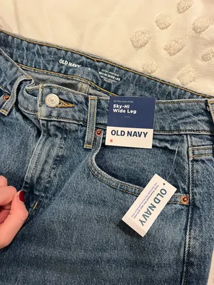 Old Navy High Rise Wide Leg Jeans thumbnail 5