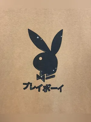 Playboy Club Tokyo, Japan Tan/Brown Crewneck Sweatshirt Pullover Size Medium thumbnail 4