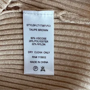 Lush Ribbed Cropped Top Size M Tan Neutral Minimalist Clean Girl Boho 70's thumbnail 7