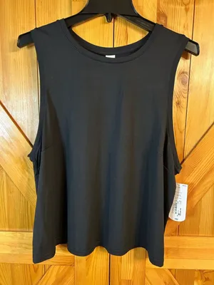 Xersion Quick Dri Tank Top Black Womans Size 0X nwt (0241) thumbnail 1