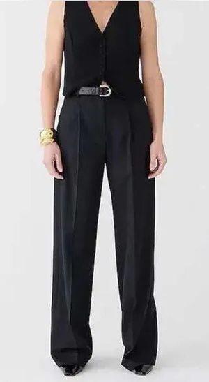 J. Crew the essential Wide-Leg Trousers pants 6 NWT thumbnail 1