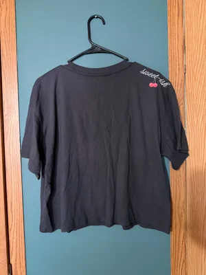 Cherry-ish You Graphic Tee Bow Cherry Y2K Baby Tee | Cute Crop Fit thumbnail 3