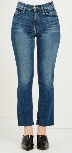 MOTHER DENIM The Hustler‎ Ankle Fray In Bake Sale Brawl Size 24 thumbnail 1