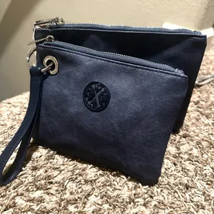 Christian Lacroix Navy Cosmetic Bag Duo thumbnail 1
