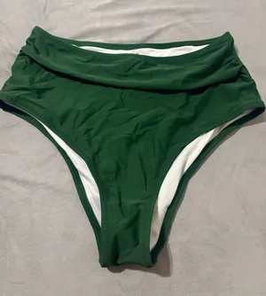 Cupshe medium brand new High-Waist Green Bikini Bottoms women’s thumbnail 1