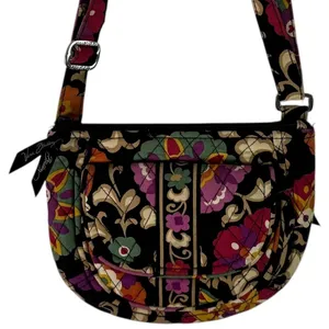 Vera Bradley‎ Floral Quilted Crossbody Bag Purse Adjustable Strap thumbnail 4