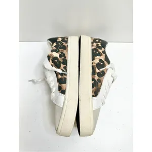 Steve Madden Fashion Sneakers Leopard Print‎ Star Suede Multi Color Size 5 thumbnail 8