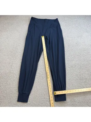 Lululemon High-Rise Cuffed Jogger Leggings Navy Women's 8 Athletic Yoga Pants thumbnail 4