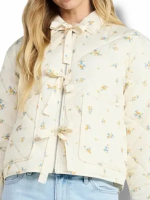 No Boundaries' Quilted Bow Jacket thumbnail 1