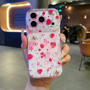 17 pro Max strawberry phone case Pink thumbnail 3