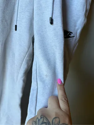 Nike Fleece Jogger Sweatpants Light Gray XS Athletic Pants thumbnail 3