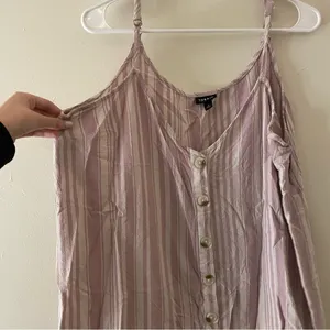 Torrid rayon pink and white striped strap top summer comfortable‎ casual shirt thumbnail 5