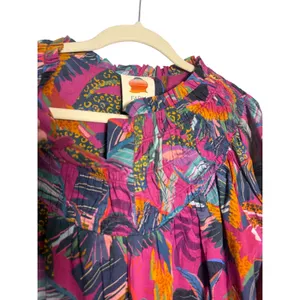 Farm Rio Rainbow Macaws Mini Dress Women's Sz. M thumbnail 5