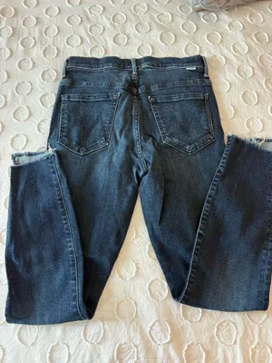 MOTHER Denim Jeans Skinny Looker Ankle Fray thumbnail 7