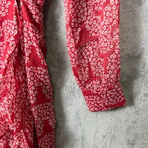 Justin Ladies Red Floral Skull Wrap Maxi Dress Longhorn Skull Western Cowgirl SM thumbnail 6