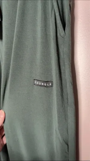 YoungLA Relaxed Lounge Pants Spruce Green thumbnail 4