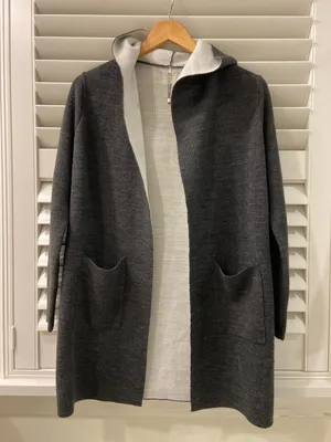 Calia Effortless Hooded Cardigan Duster Sweater thumbnail 1