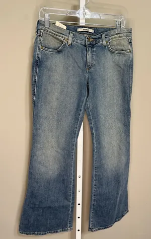 Mavi Marie 596 Super Low Rise‎ Flare Jeans Size 31/30 Blue Denim Streetwear thumbnail 1