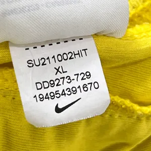Nike Seattle Storm WNBA Basketball Performance Shorts Women XL Yellow Green thumbnail 4