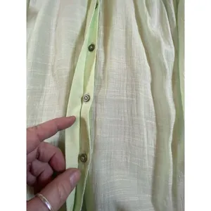 Anthropologie Maeve Brynna Light Green Button up Blouse Dolman Sleeve Women's XS thumbnail 6