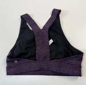 Lululemon Fast Free Bra Size 10 - M Salt Dark Mystic Black thumbnail 1