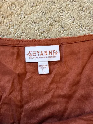 Shyanne Dusty Rose /Brown Crochet Fringe Mini Skirt - Large thumbnail 3