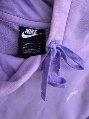 Vintage Violet Nike Hoodie Size Large thumbnail 9