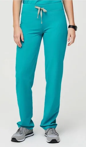 Figs Livingston Basic Scrub Pants Teal Blue Size XL thumbnail 1