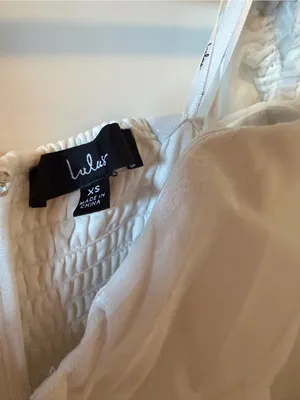 Lulu's White Satin Slip Mini dress with Adjustable Straps thumbnail 2
