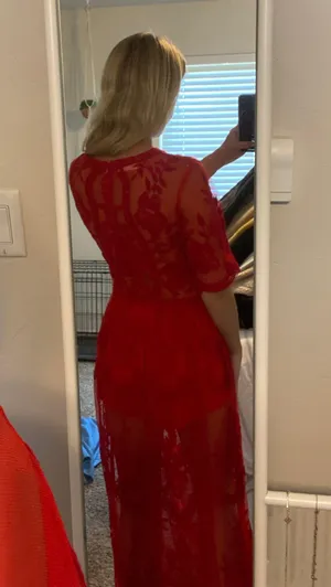 Red Lace Jumpsuit thumbnail 2