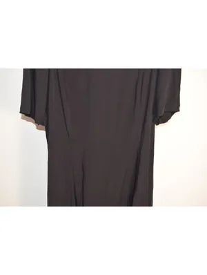 Old Navy Black Shift Dress Size XL Tall –Short Sleeve Keyhole Back Smocked Waist thumbnail 6