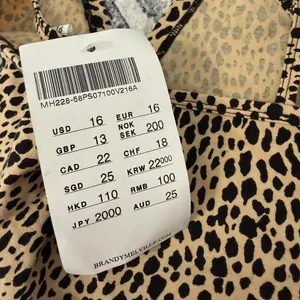 Brandy Melville Cotton Cheetah Print Tank - OS thumbnail 4