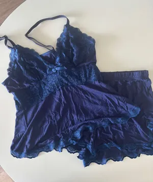 Blue pajama set thumbnail 1