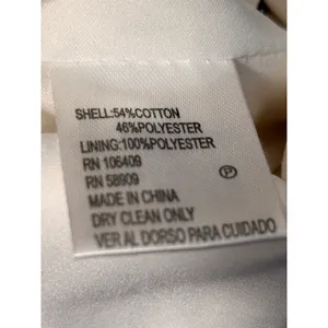 Antonio Melani White Embroidered Sheath Dress 14 Floral‎ Textured Midi Wedding thumbnail 8