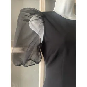 Zara‎ puffy Sleeves Black Dress thumbnail 9