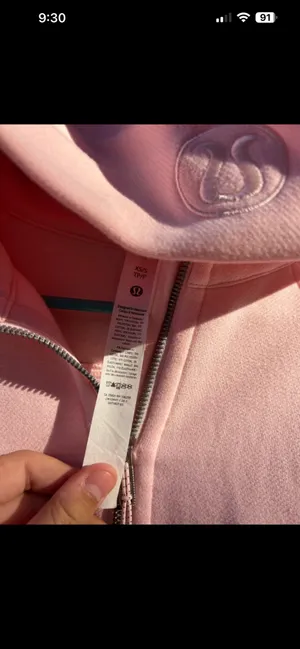 Lululemon strawberry milkshake scuba half zip size XS/S thumbnail 4