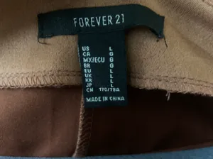 Tan/Brown Suede Skort thumbnail 4