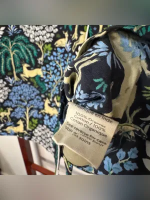Printfresh Dashing Deer short-sleeve pajama top in the ink colorway thumbnail 4